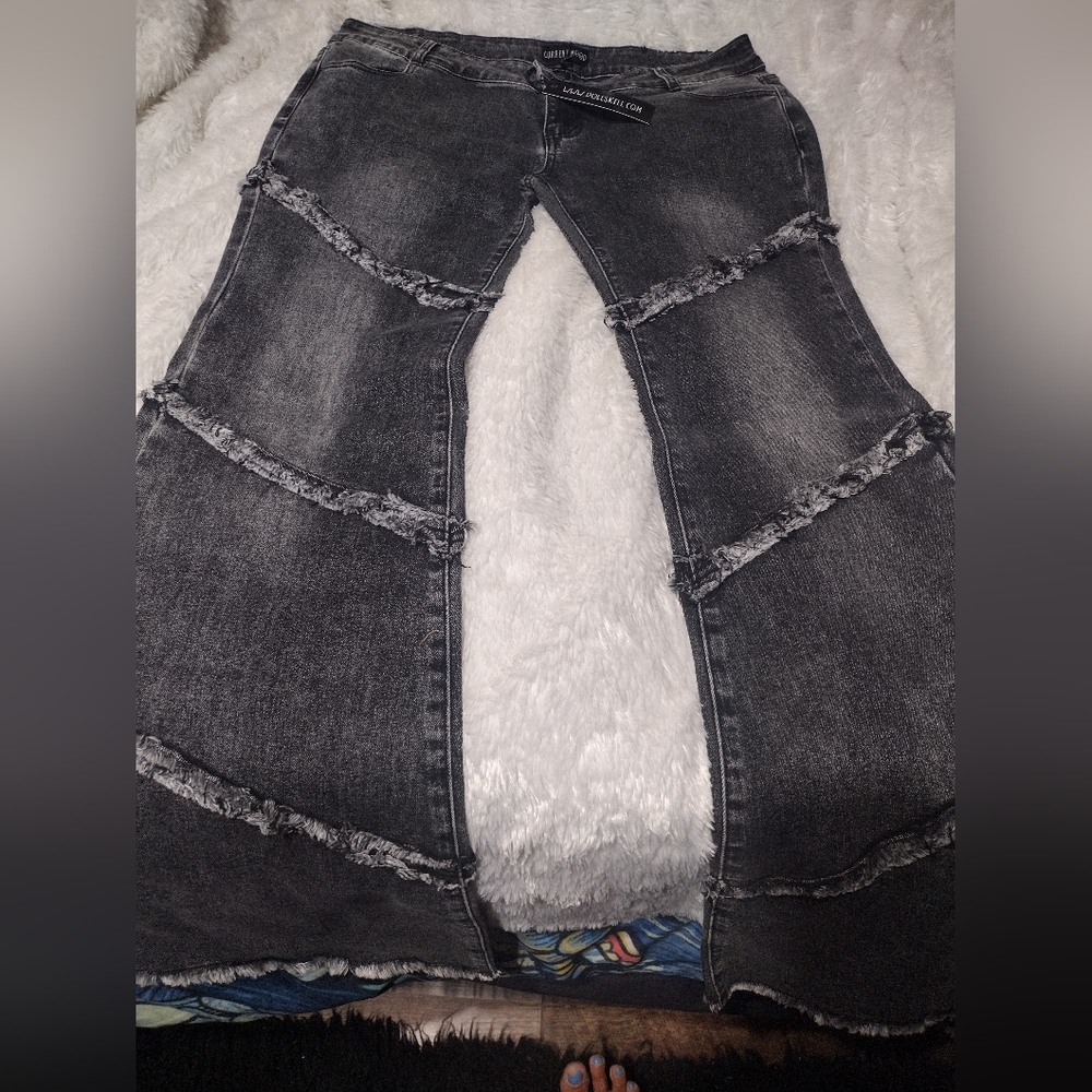 SOLD OUT!/ Current Mood Pavement/NWT/ Washed black Bell Jeans/SZ XXL/ See pic